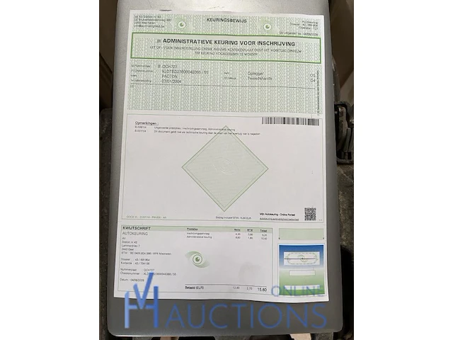 Oplegger pacton tbd.238 - 2004 met autolaadkraan kennis - afbeelding 31 van  40