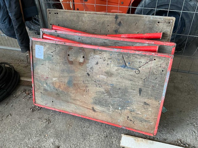 Opplooibare werktafel (3x) - afbeelding 1 van  3