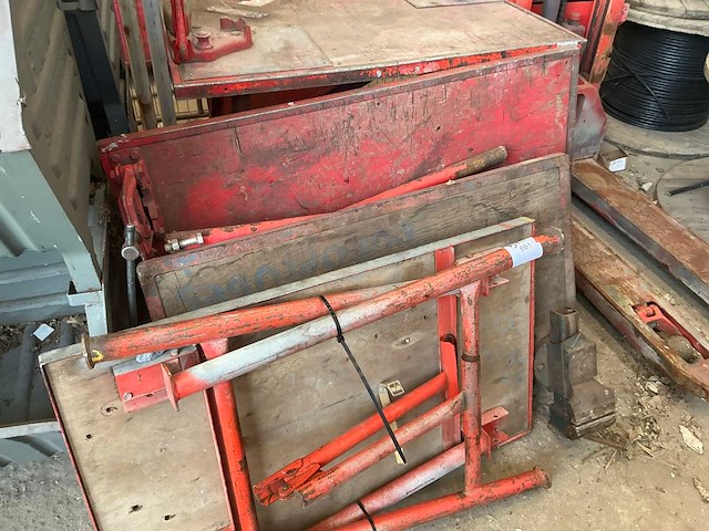Opplooibare werktafel (5x) - afbeelding 3 van  4