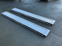 Oprijplaten aluminium voor aanhangwagen - afbeelding 2 van  7