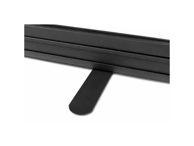 Oprolbanier basic 85x200cm 2 voet zwart - afbeelding 1 van  1