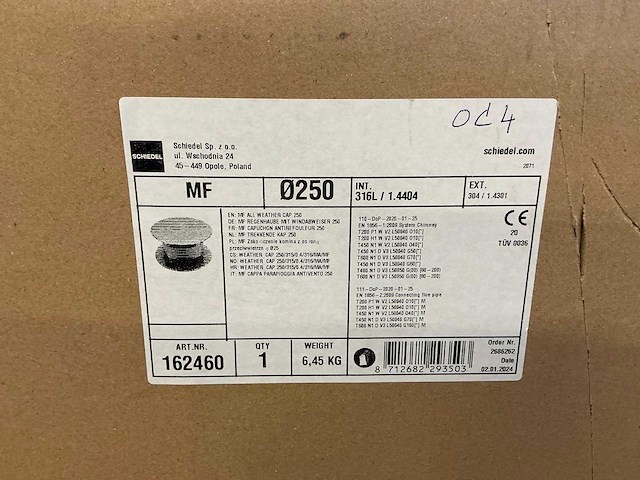 Opsinox partij rookgas afvoeren - afbeelding 4 van  10