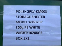Opslag tent/storage building ev-40-60-20 - afbeelding 11 van  12