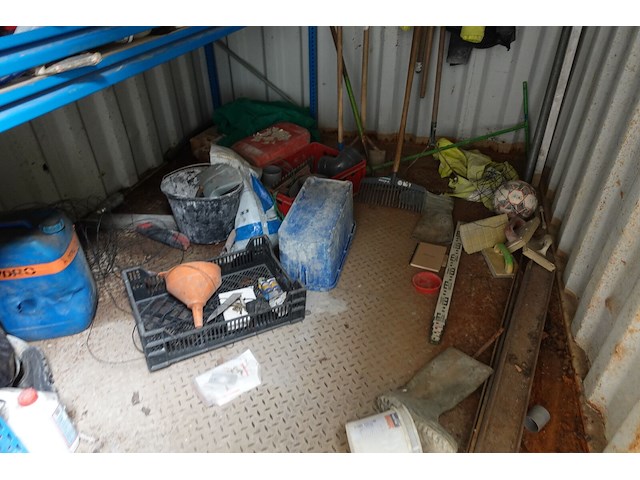 Opslagcontainer 10 feet + inhoud - afbeelding 5 van  9