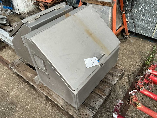 Opslagcontainer in rvs - afbeelding 1 van  3