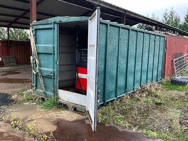Opslagcontainer met dubbele mazouttank en dubbele pomp - afbeelding 1 van  12