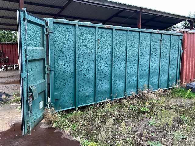 Opslagcontainer met dubbele mazouttank en dubbele pomp - afbeelding 2 van  8