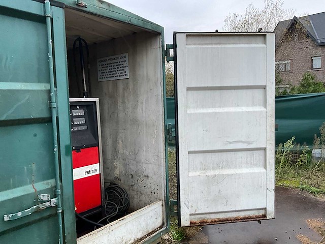 Opslagcontainer met dubbele mazouttank en dubbele pomp - afbeelding 5 van  8