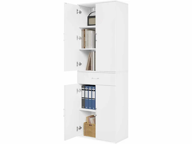 Opslagkast op kantoor, opbergkast, 60x34x180cm - afbeelding 2 van  7
