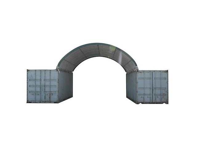 Opslagtent 8000x6000x3000mm - afbeelding 2 van  3