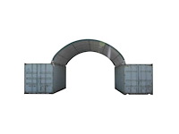 Opslagtent rte 12000x6000x2000mm 2025 nieuw - afbeelding 1 van  1