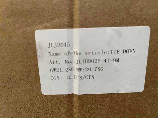 Opspangereedschap 4 ton 9 meter (10x) - ongebruikt - afbeelding 1 van  2