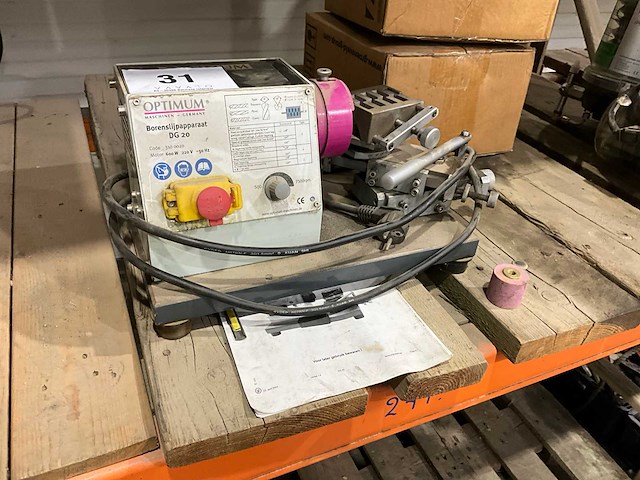 Optimum dg20 borenslijpapparaat - afbeelding 2 van  8