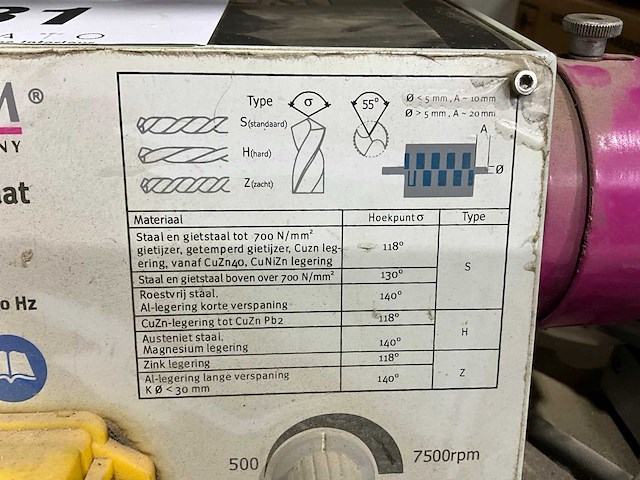 Optimum dg20 borenslijpapparaat - afbeelding 6 van  8