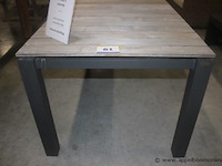 Optimum extending table teak 220-280-340 x 95 cm. antraciet - afbeelding 2 van  2