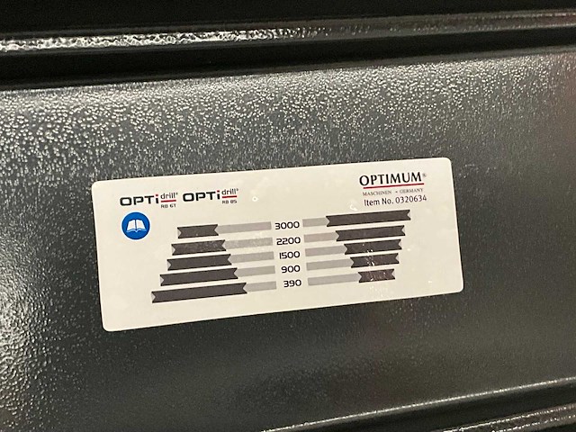 Optimum optie drill rb6t kolomboormachine - afbeelding 7 van  7