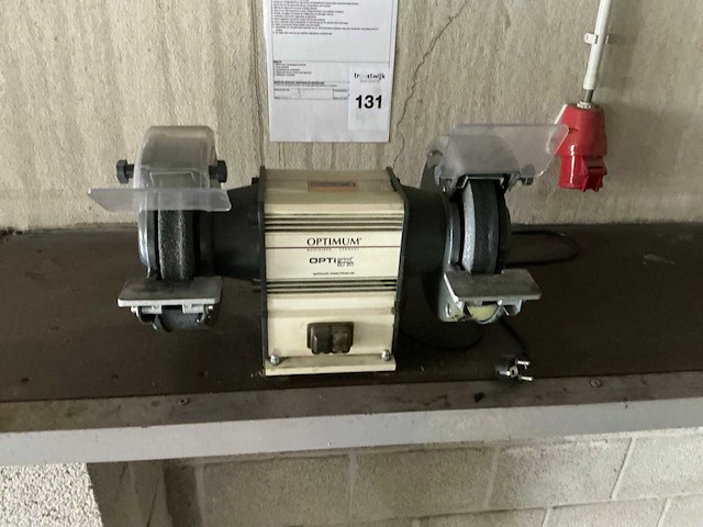 Optimum optigrind gu 20 werkbankslijpmachine - afbeelding 1 van  3