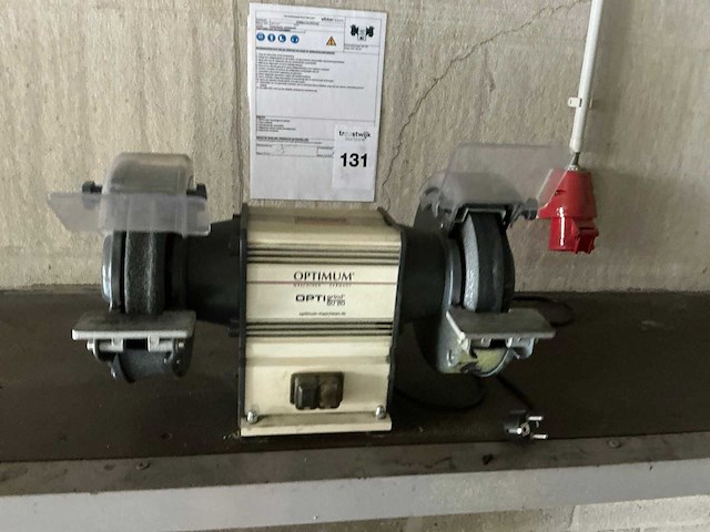 Optimum optigrind gu 20 werkbankslijpmachine - afbeelding 2 van  3