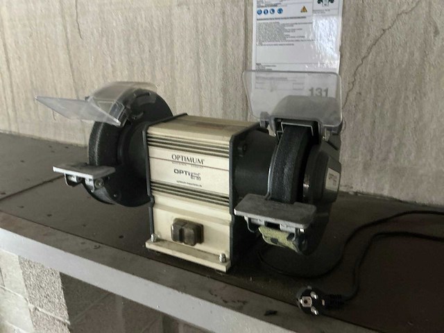 Optimum optigrind gu 20 werkbankslijpmachine - afbeelding 3 van  3