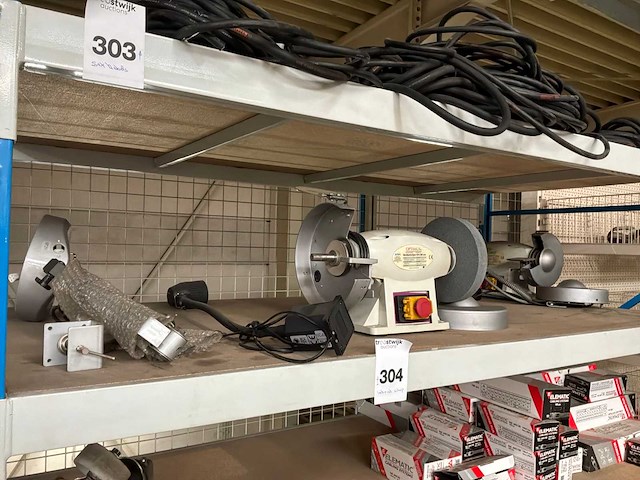 Optimum sm200+ sm175 dubbelsteens slijpmachine (2x) - afbeelding 1 van  5
