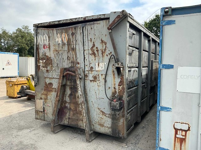 Optrek container met hand hydraulische klep - afbeelding 1 van  10
