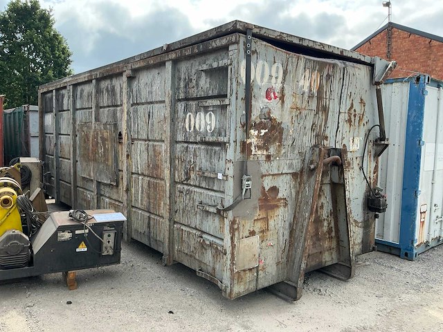 Optrek container met hand hydraulische klep - afbeelding 3 van  10