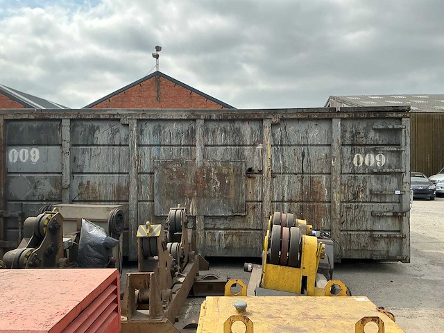 Optrek container met hand hydraulische klep - afbeelding 4 van  10
