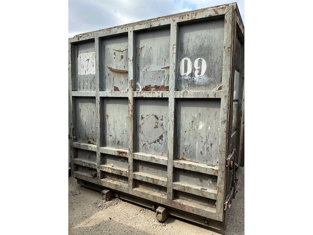 Optrek container met hand hydraulische klep - afbeelding 6 van  10