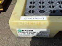 Opvangbak van polyethyleen voor 8 vaten (ref:014414-009) - afbeelding 2 van  3