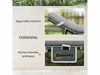 Opvouwbaar kampeerbed met matras, opvouwbaar kampeerbed - afbeelding 3 van  5