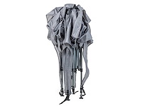 Opvouwbaar paviljoen met push-up functie, uv-zonbescherming 80+ 310 x 310 cm - taupe - afbeelding 5 van  8