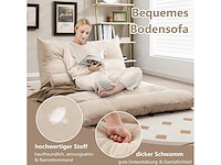 Opvouwbaar slaapbank, 3-in-1 slaapbank met slaapfunctie en verstelbare rugleuning - afbeelding 4 van  9