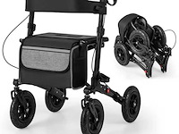 Opvouwbare aluminium rollator - afbeelding 1 van  6