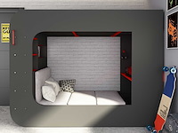 Opvouwbare bedbodem graham 90x200cm met zitkussen - afbeelding 6 van  7