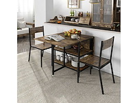 Opvouwbare eettafel, vouwtafel met industrieel ontwerp - afbeelding 5 van  8