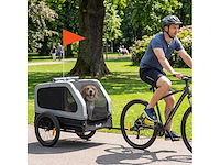 Opvouwbare fietsaanhanger voor middelgrote honden tot 20 kg