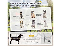 Opvouwbare fietsaanhanger voor middelgrote honden tot 20 kg - afbeelding 4 van  8