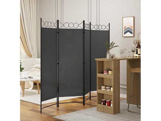Opvouwbare kamerverdeler, 4 scheidingspanelen (223 x 172 cm) - afbeelding 1 van  5