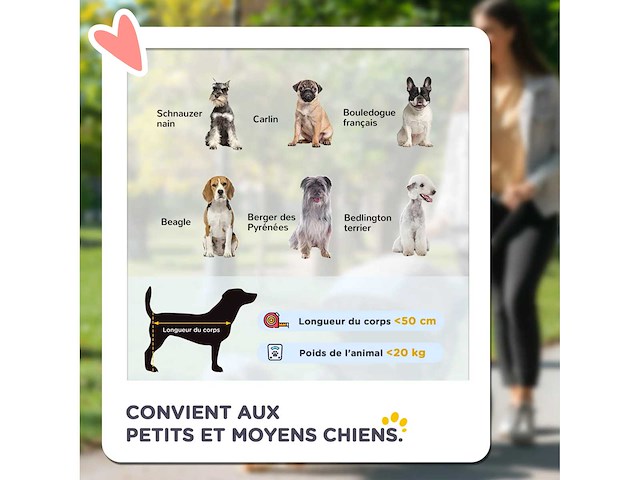 Opvouwbare kattenkussen voor honden voor huisdieren inclusief wielen met remdoek 600d oxford - afbeelding 4 van  5