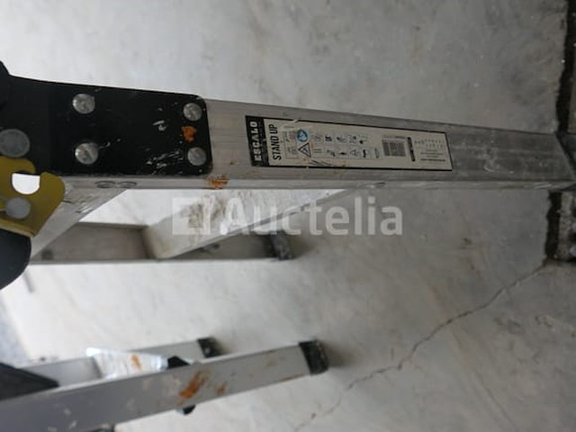 Opvouwbare ladder en kleine dienbladen op poten - afbeelding 2 van  7