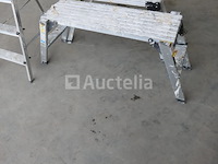 Opvouwbare ladder en kleine dienbladen op poten - afbeelding 5 van  7