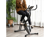 Opvouwbare magnetische hometrainer fitnessfiets - afbeelding 2 van  7