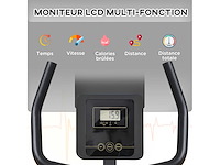 Opvouwbare magnetische hometrainer fitnessfiets - afbeelding 6 van  7