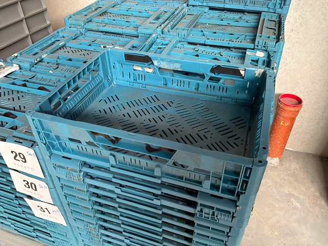 Opvouwbare plastiek bakken (100x) - afbeelding 2 van  4