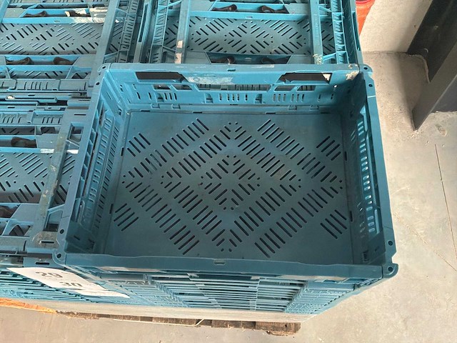 Opvouwbare plastiek bakken (100x) - afbeelding 3 van  4