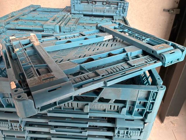 Opvouwbare plastiek bakken (50x) - afbeelding 4 van  4