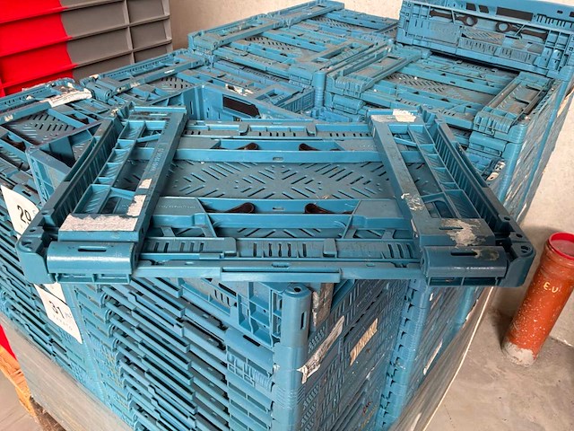 Opvouwbare plastiek bakken (50x) - afbeelding 3 van  3