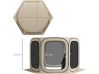 Opvouwbare pop-up kampeertent met draagtas - afbeelding 3 van  5