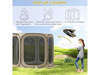 Opvouwbare pop-up kampeertent met draagtas - afbeelding 4 van  5