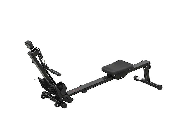 Opvouwbare roeimachine met lcd-scherm en gevoerde stoel, elastische weerstand, capaciteit 150 kg - afbeelding 7 van  8